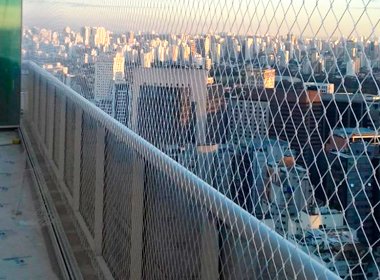 Instalação de rede de proteção Alphaville