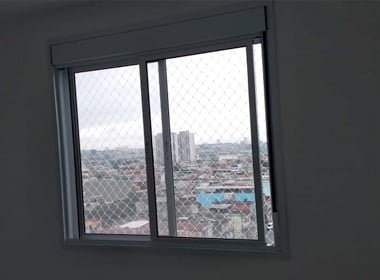 Instalação de rede de proteção Tamboré