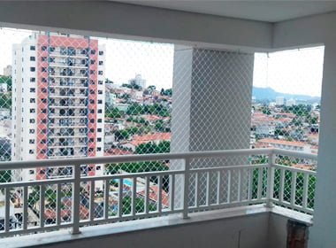 Rede de proteção para sacada zona norte