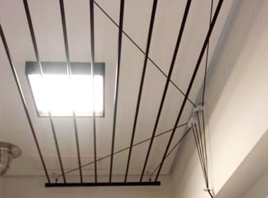 Varal de teto com manivela no ABC