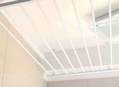 Varal de teto com manivela Tamboré