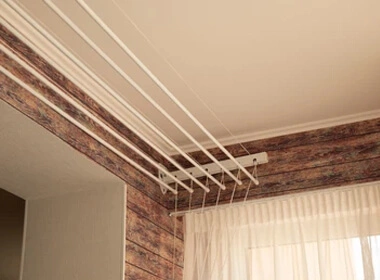 Varal de teto com manivela na Lapa