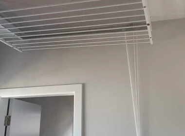 Varal de teto com manivela na República