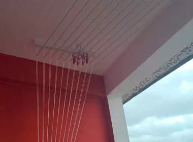 Varal de teto na República